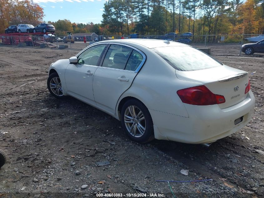 2011 Infiniti G37X VIN: JN1CV6ARXBM401472 Lot: 40603083