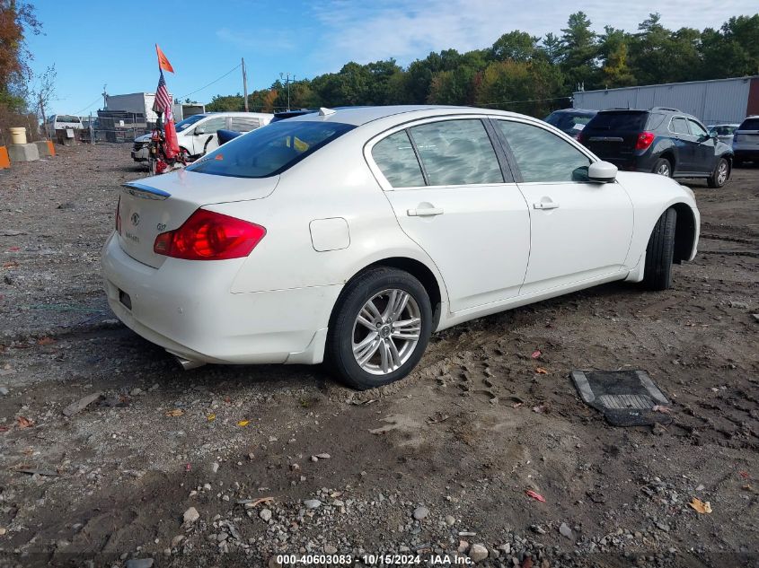 2011 Infiniti G37X VIN: JN1CV6ARXBM401472 Lot: 40603083