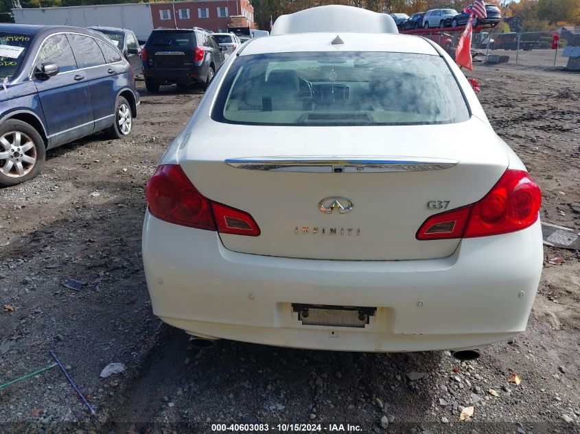 2011 Infiniti G37X VIN: JN1CV6ARXBM401472 Lot: 40603083