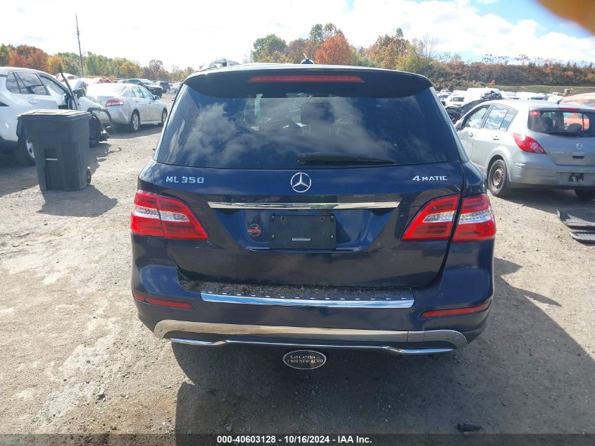 2015 Mercedes-Benz Ml 350 4Matic VIN: 4JGDA5HBXFA578235 Lot: 40603128