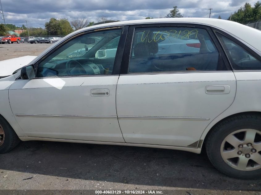 2001 Toyota Avalon Xl VIN: 4T1BF28B11U191524 Lot: 40603129