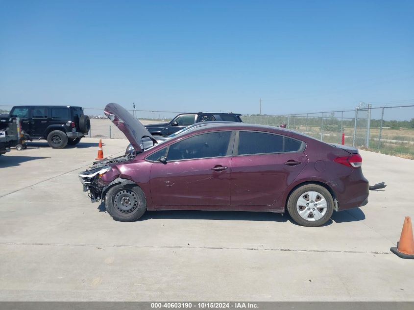 2018 Kia Forte Lx VIN: 3KPFK4A77JE230571 Lot: 40603190