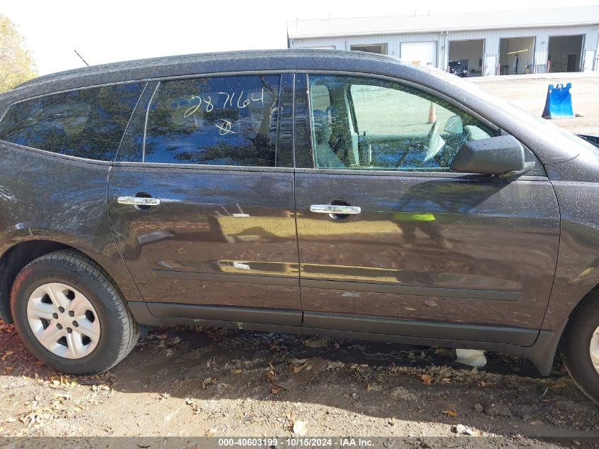 2015 Chevrolet Traverse Ls VIN: 1GNKRFKDXFJ287164 Lot: 40603199