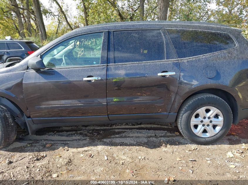 2015 Chevrolet Traverse Ls VIN: 1GNKRFKDXFJ287164 Lot: 40603199