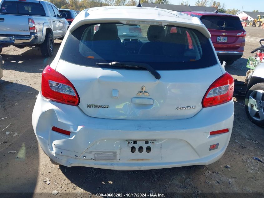 2018 Mitsubishi Mirage Es VIN: ML32A3HJ6JH006492 Lot: 40603202