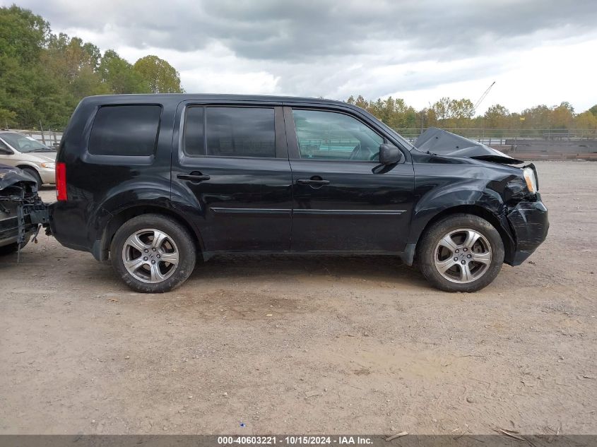 2012 Honda Pilot Ex-L VIN: 5FNYF4H69CB012560 Lot: 40603221