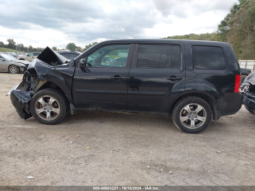 2012 Honda Pilot Ex-L VIN: 5FNYF4H69CB012560 Lot: 40603221