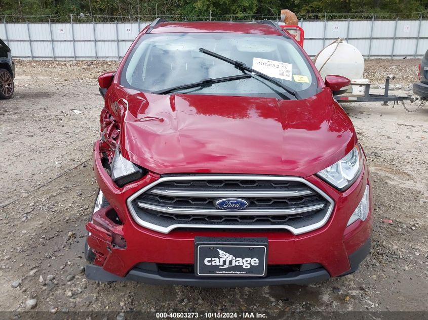 2021 Ford Ecosport Se VIN: MAJ3S2GE6MC449052 Lot: 40603273