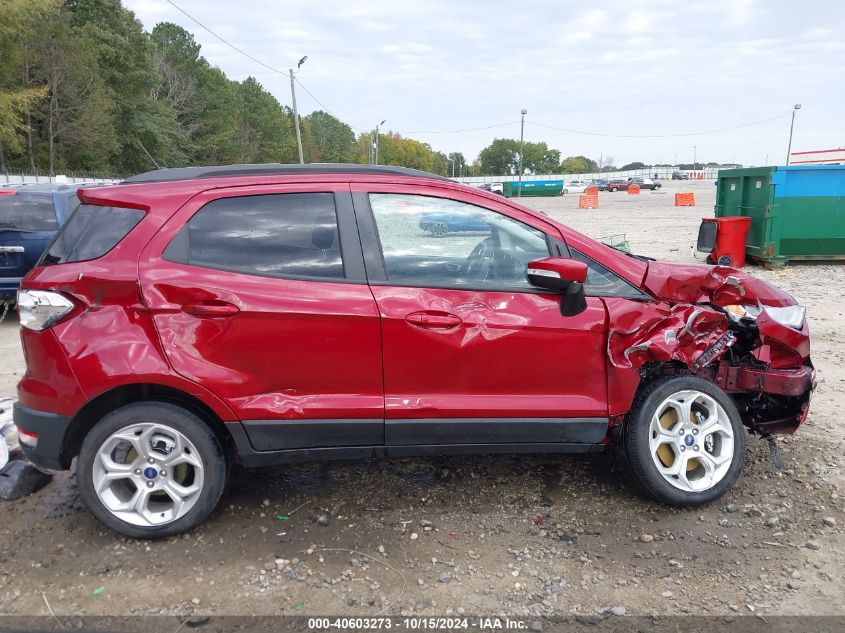 2021 Ford Ecosport Se VIN: MAJ3S2GE6MC449052 Lot: 40603273