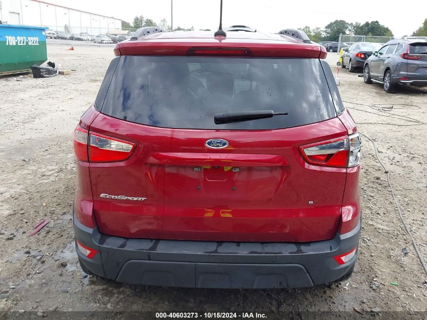 2021 Ford Ecosport Se VIN: MAJ3S2GE6MC449052 Lot: 40603273