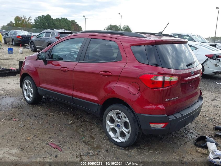 2021 Ford Ecosport Se VIN: MAJ3S2GE6MC449052 Lot: 40603273