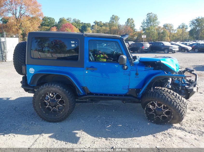 2014 Jeep Wrangler Willys Wheeler VIN: 1C4AJWAGXEL282251 Lot: 40603303