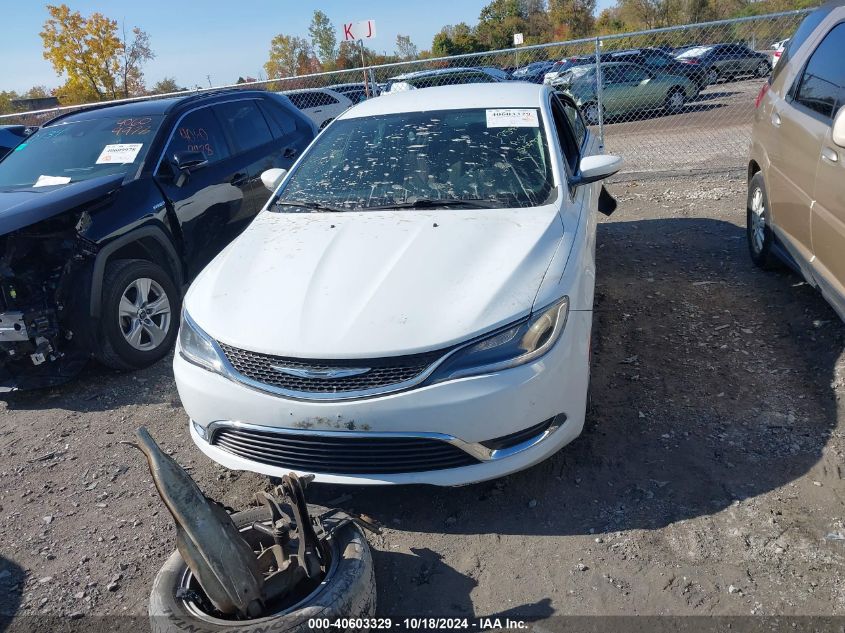 2015 Chrysler 200 Limited VIN: 1C3CCCAB9FN504729 Lot: 40603329