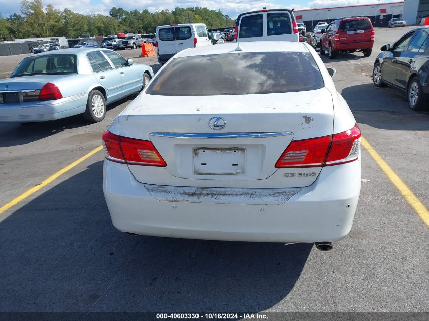 2012 Lexus Es 350 VIN: JTHBK1EG9C2498141 Lot: 40603330