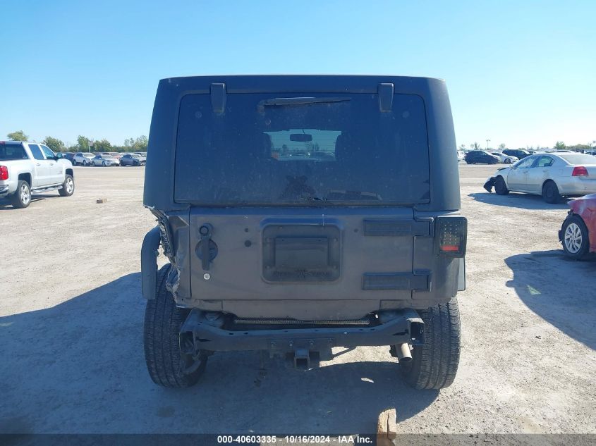 2016 Jeep Wrangler Unlimited Sport VIN: 1C4BJWDG5GL167396 Lot: 40603335