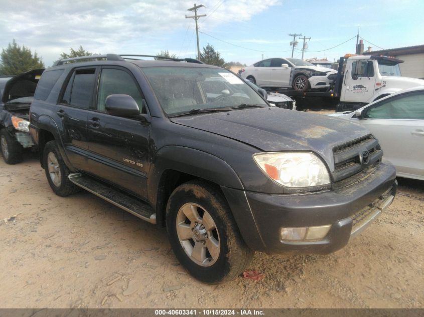 2003 Toyota 4Runner Limited V8 VIN: JTEBT17RX30002638 Lot: 40603341