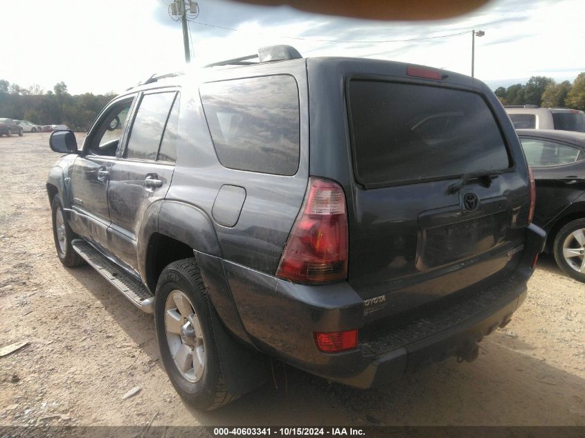 2003 Toyota 4Runner Limited V8 VIN: JTEBT17RX30002638 Lot: 40603341