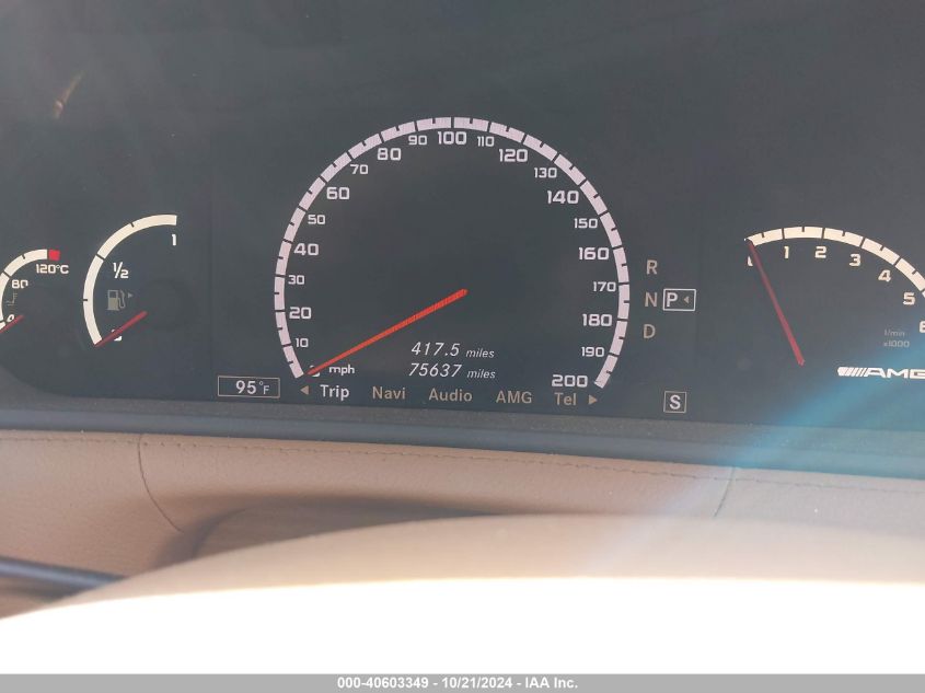 2009 Mercedes-Benz Cl 63 Amg VIN: WDDEJ77X89A019990 Lot: 40603349