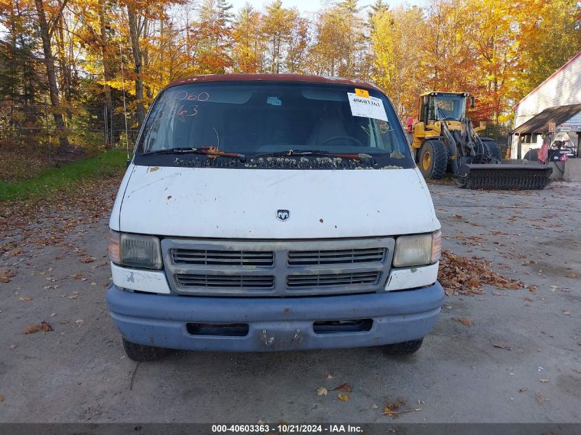 1997 Dodge Ram Van 2500 Commercial VIN: 2B7HB21X6VK506037 Lot: 40603363