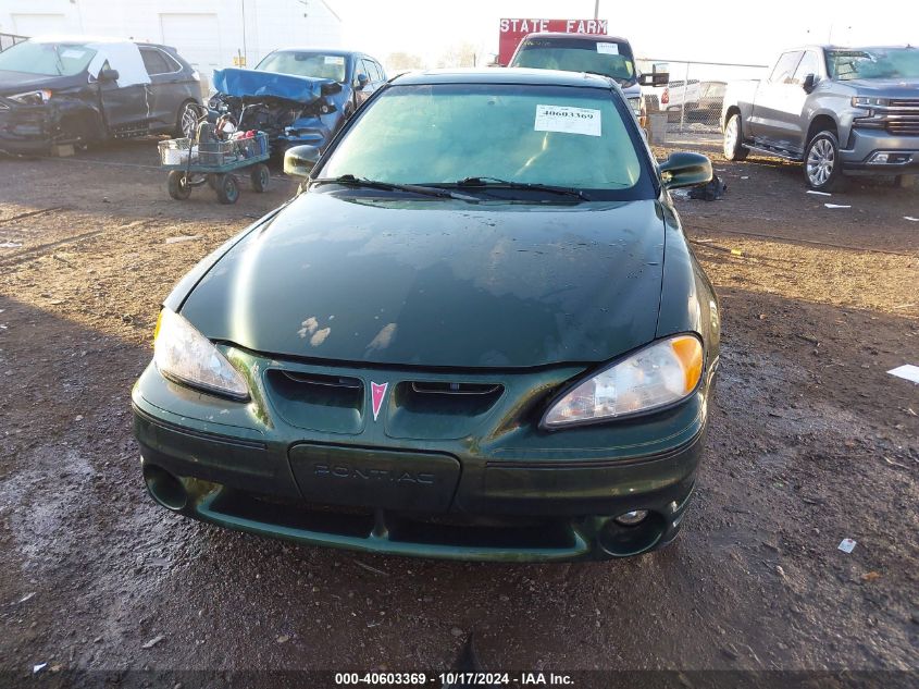 2000 Pontiac Grand Am Gt1 VIN: 1G2NV12E1YM799558 Lot: 40603369