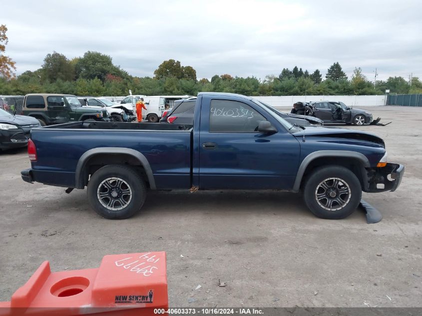 2002 Dodge Dakota VIN: 1B7FL16X42S718413 Lot: 40603373