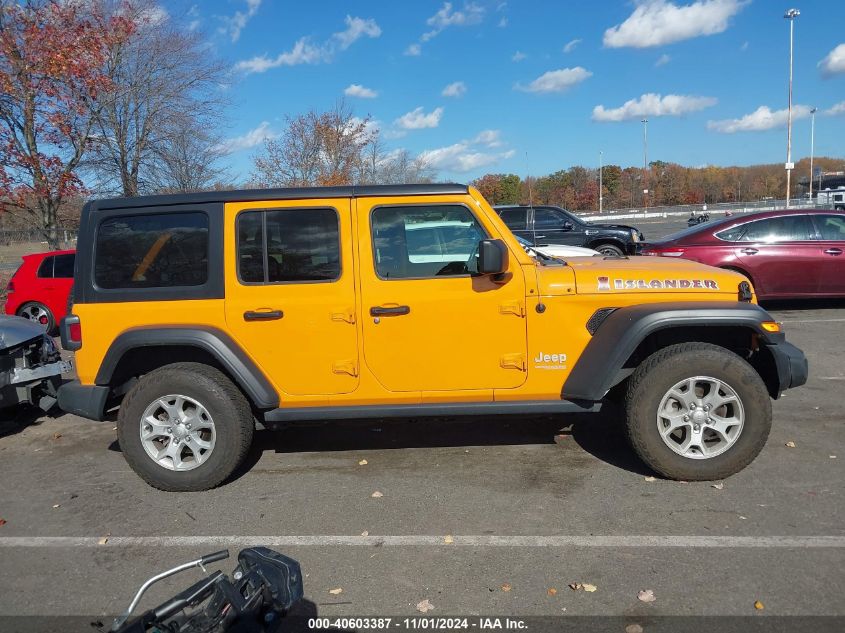 2021 Jeep Wrangler Unlimited Islander 4X4 VIN: 1C4HJXDG6MW628342 Lot: 40603387