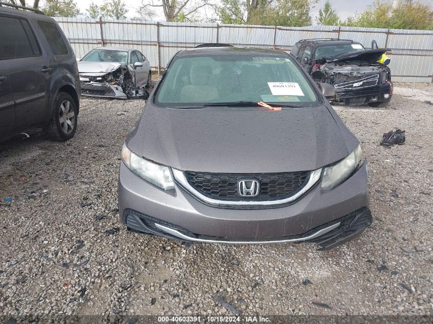 2013 Honda Civic Lx VIN: 19XFB2F56DE001444 Lot: 40603391