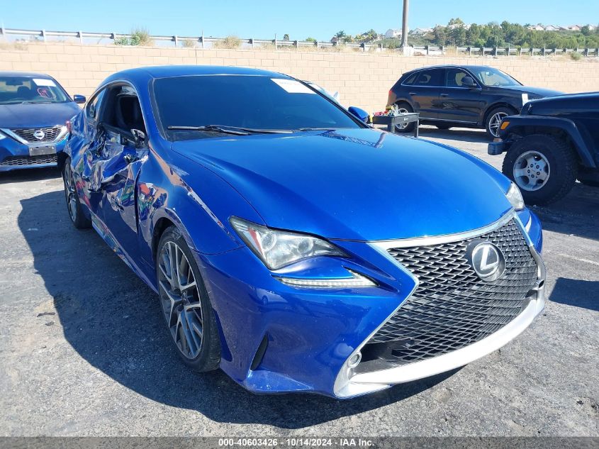 2015 Lexus Rc 350 VIN: JTHHE5BC6F5002578 Lot: 40603426