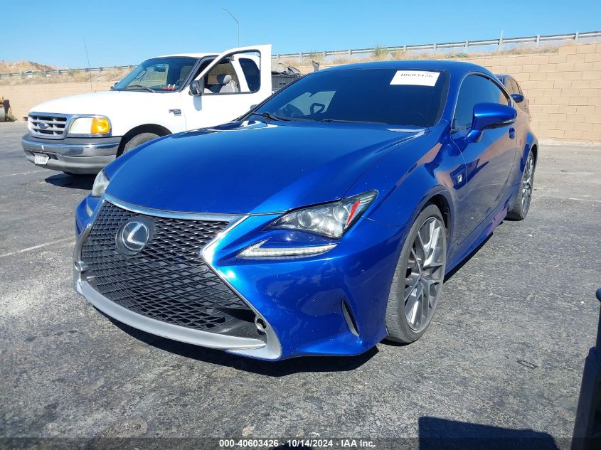 2015 Lexus Rc 350 VIN: JTHHE5BC6F5002578 Lot: 40603426