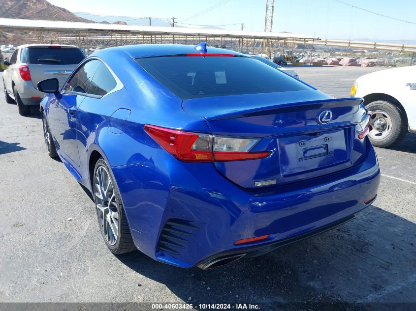 2015 Lexus Rc 350 VIN: JTHHE5BC6F5002578 Lot: 40603426