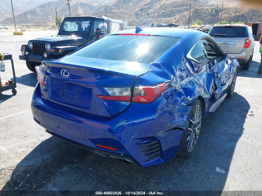 2015 Lexus Rc 350 VIN: JTHHE5BC6F5002578 Lot: 40603426