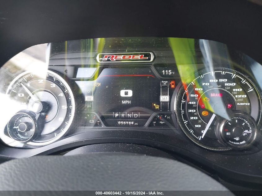 2021 Ram 1500 Rebel 4X4 5'7 Box VIN: 1C6SRFLT1MN798774 Lot: 40603442