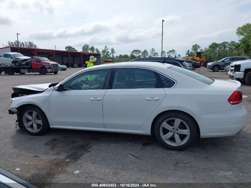 2013 Volkswagen Passat 2.5L Se VIN: 1VWBH7A39DC022115 Lot: 40603453