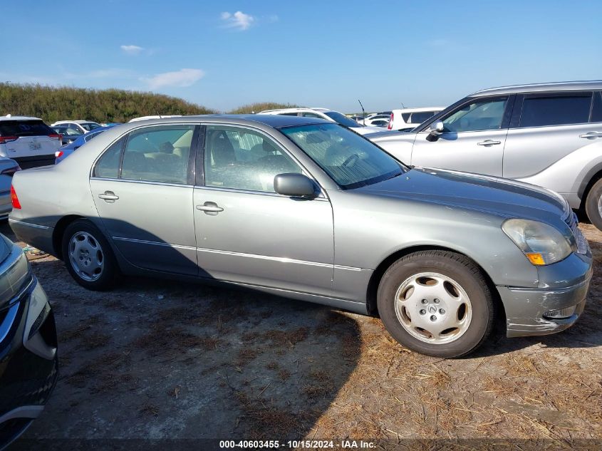 2001 Lexus Ls 430 VIN: JTHBN30F310038905 Lot: 40603455