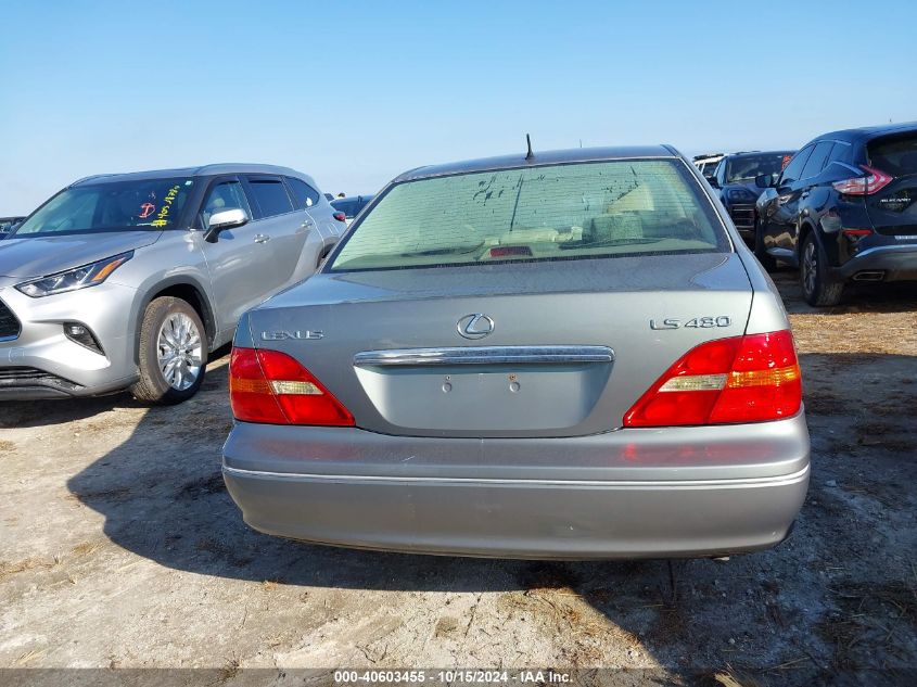 2001 Lexus Ls 430 VIN: JTHBN30F310038905 Lot: 40603455