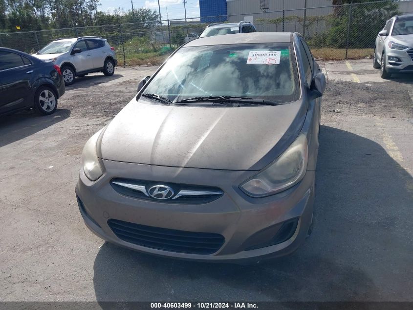 2014 Hyundai Accent Gls/Gs VIN: KMHCT4AE0EU607307 Lot: 40603499