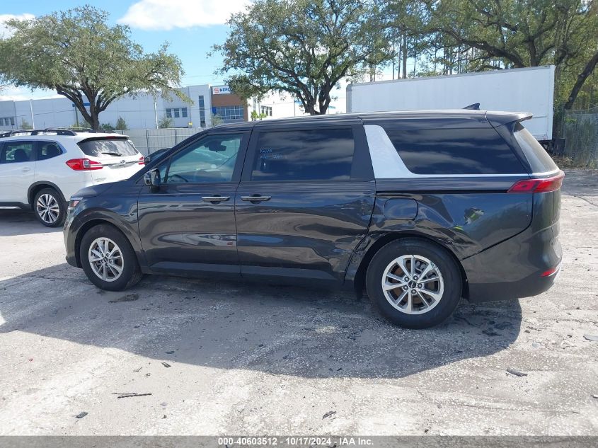 2024 Kia Carnival Mpv Lx Seat Package VIN: KNDNB4H30R6424309 Lot: 40603512