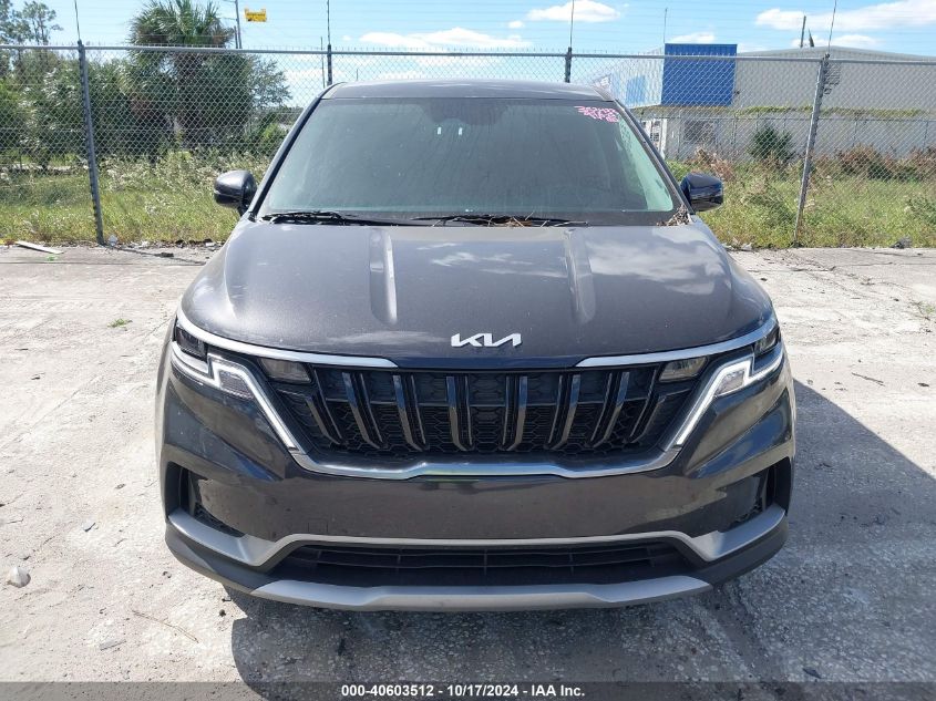 2024 Kia Carnival Mpv Lx Seat Package VIN: KNDNB4H30R6424309 Lot: 40603512