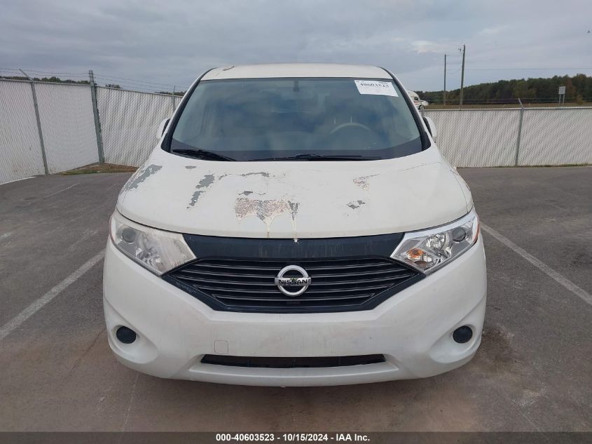 2015 Nissan Quest S VIN: JN8AE2KP7F9129986 Lot: 40603523