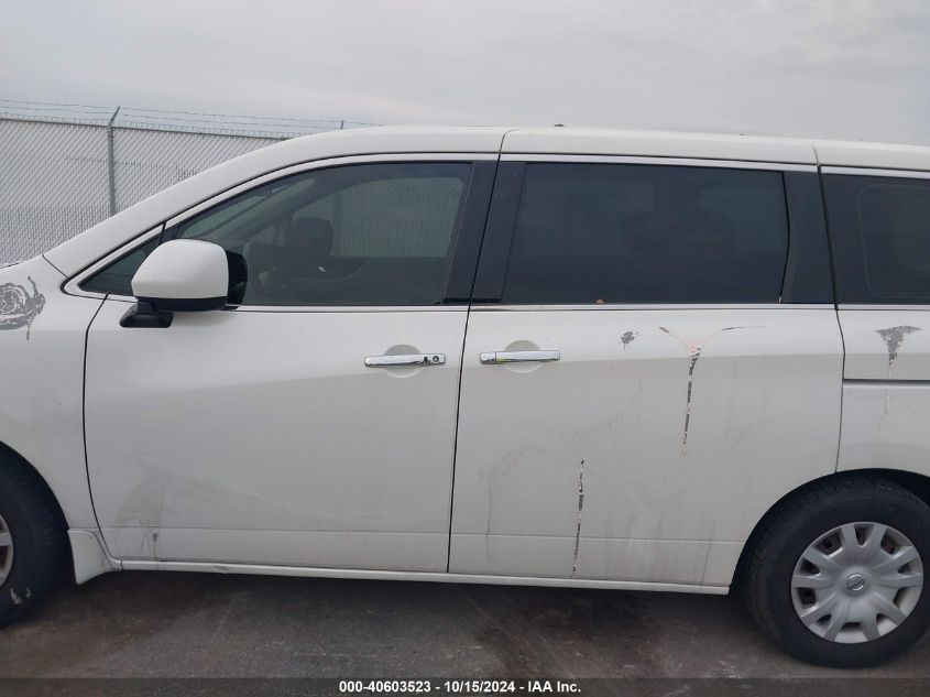 2015 Nissan Quest S VIN: JN8AE2KP7F9129986 Lot: 40603523