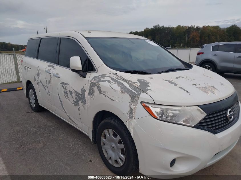 2015 Nissan Quest S VIN: JN8AE2KP7F9129986 Lot: 40603523