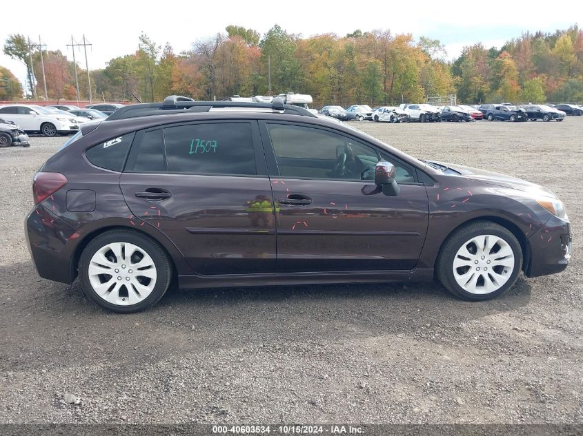 2013 Subaru Impreza 2.0I Sport Premium VIN: JF1GPAL69D2866859 Lot: 40603534