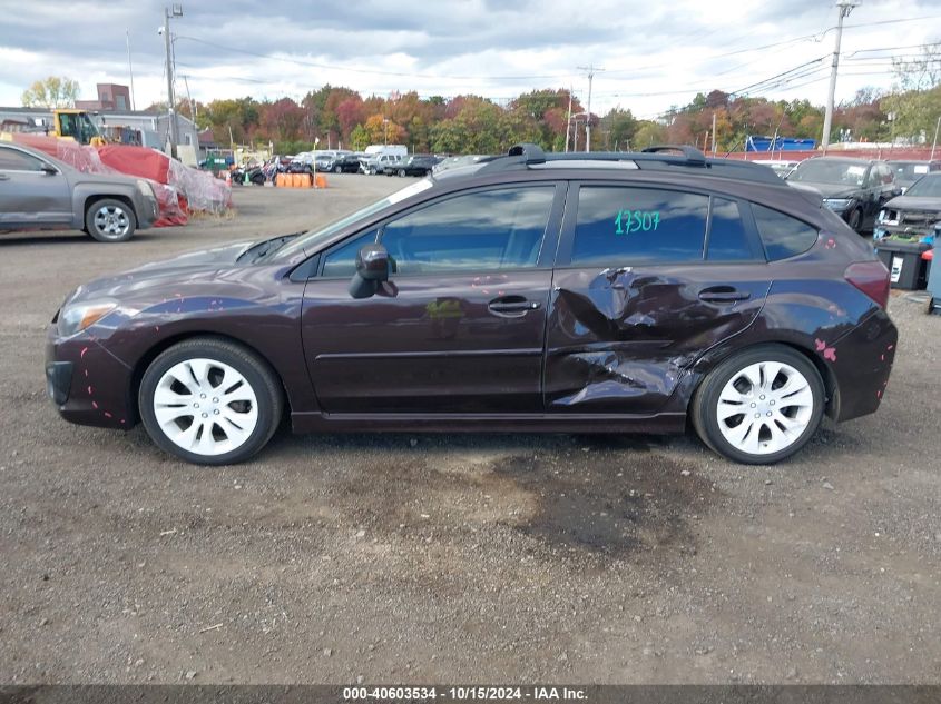 2013 Subaru Impreza 2.0I Sport Premium VIN: JF1GPAL69D2866859 Lot: 40603534