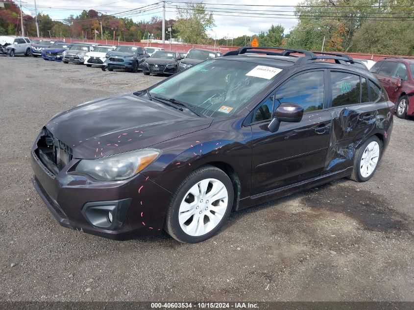 2013 Subaru Impreza 2.0I Sport Premium VIN: JF1GPAL69D2866859 Lot: 40603534