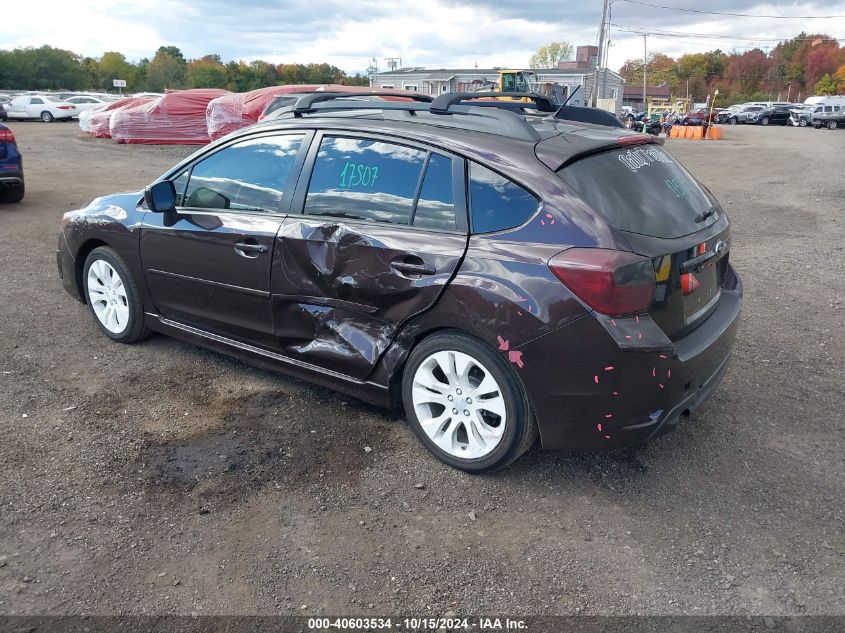 2013 Subaru Impreza 2.0I Sport Premium VIN: JF1GPAL69D2866859 Lot: 40603534