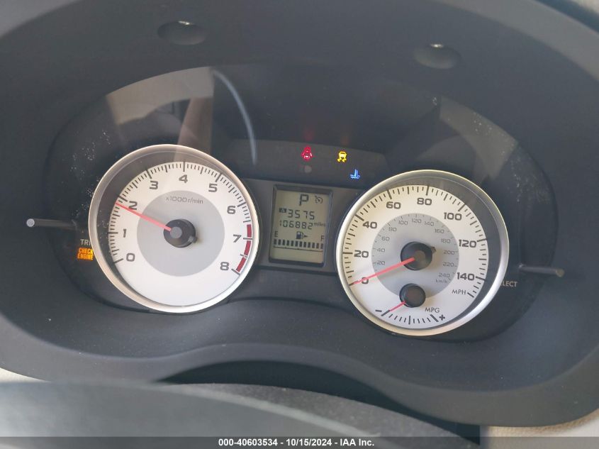 2013 SUBARU IMPREZA 2.0I SPORT PREMIUM - JF1GPAL69D2866859