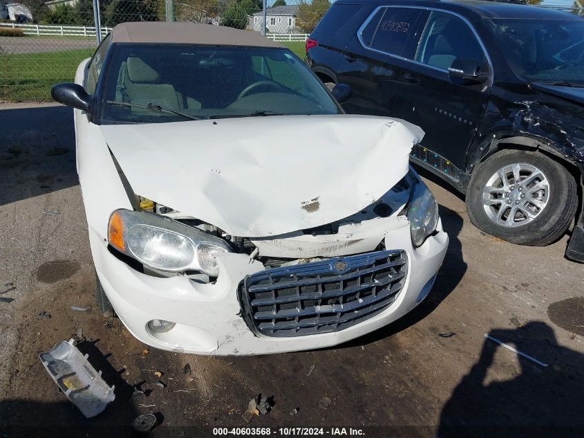 2006 Chrysler Sebring Touring VIN: 1C3EL55R26N109710 Lot: 40603568