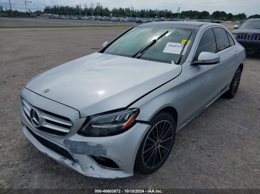 2021 Mercedes-Benz C 300 4Matic VIN: W1KWF8EB5MR604815 Lot: 40603572