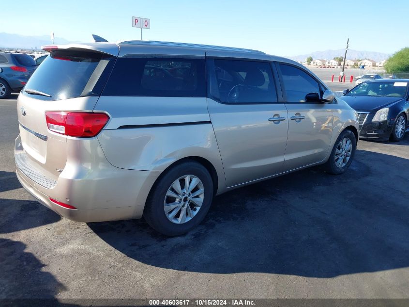 2015 Kia Sedona Lx VIN: KNDMB5C17F6036707 Lot: 40603617