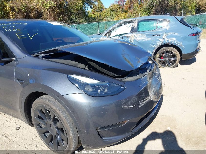 2023 Tesla Model Y Awd/Long Range Dual Motor All-Wheel Drive VIN: 7SAYGAEE8PF589368 Lot: 40603623